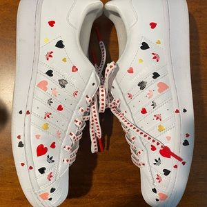 Adidas Heart Superstar Sneaker - Size 11
